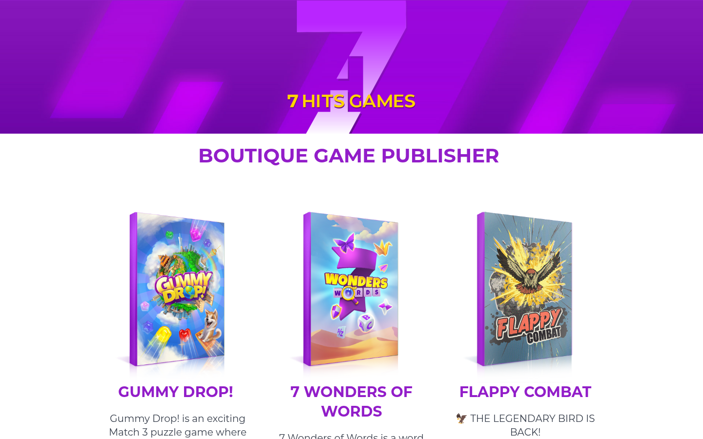 Screenshot of 7hits.games