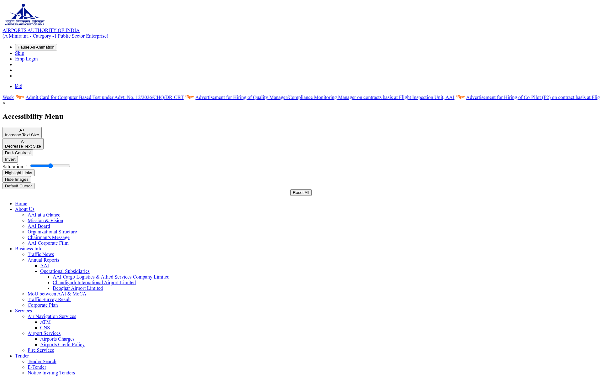 Screenshot of aai.aero