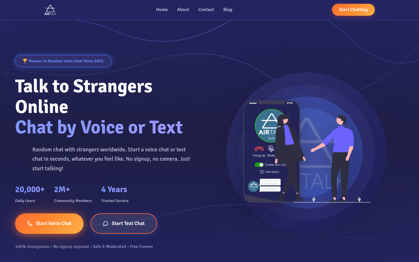 Screenshot of airtalk.live