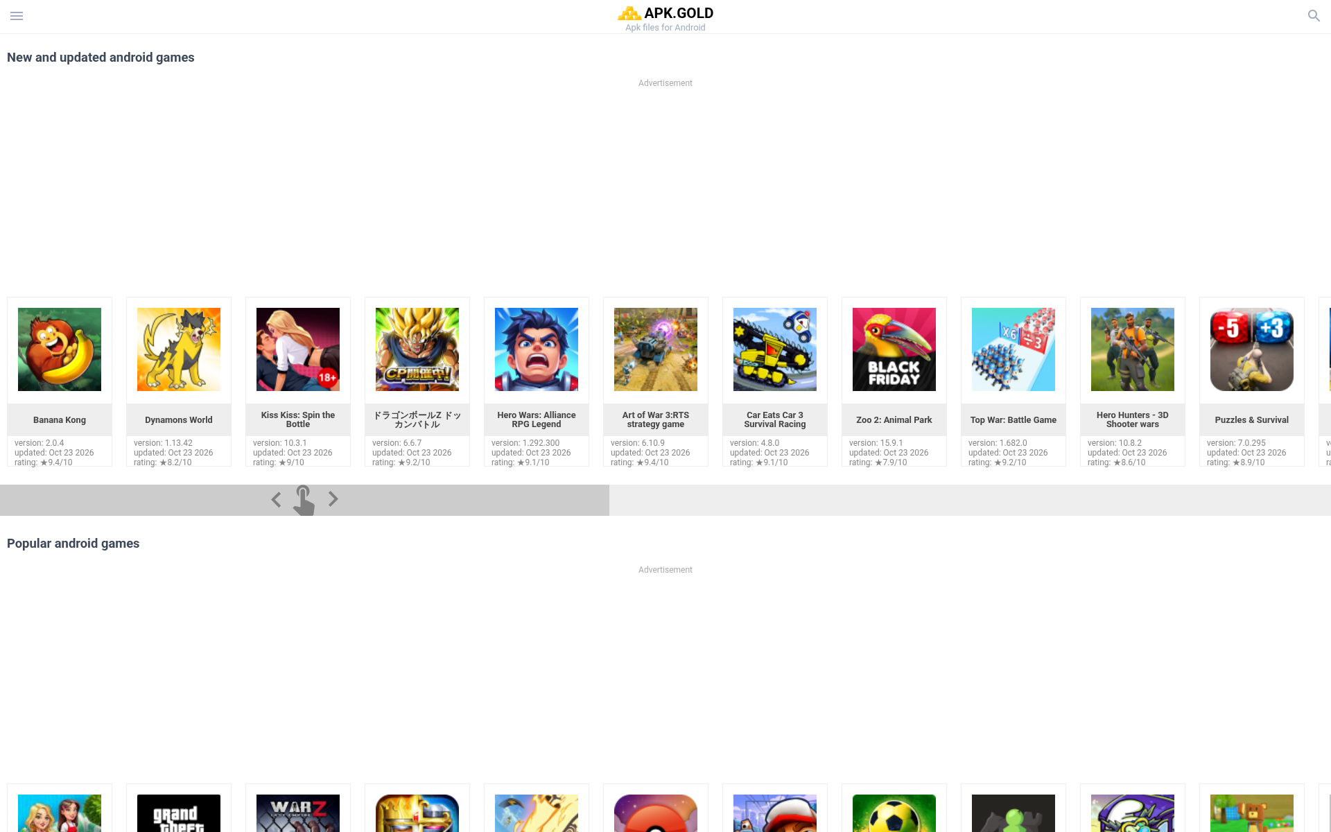 Screenshot of apk.gold