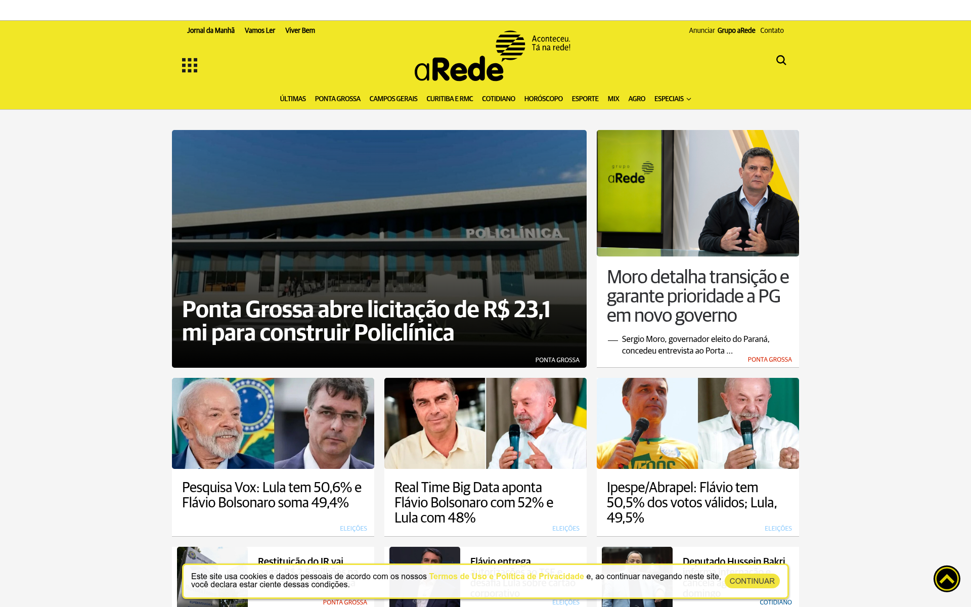 Screenshot of arede.info