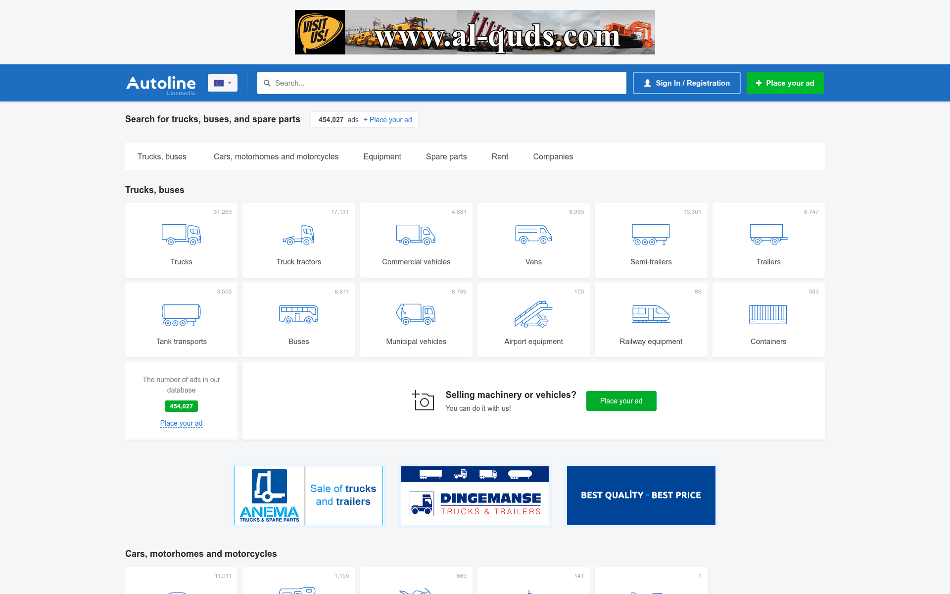 Screenshot of autoline.info