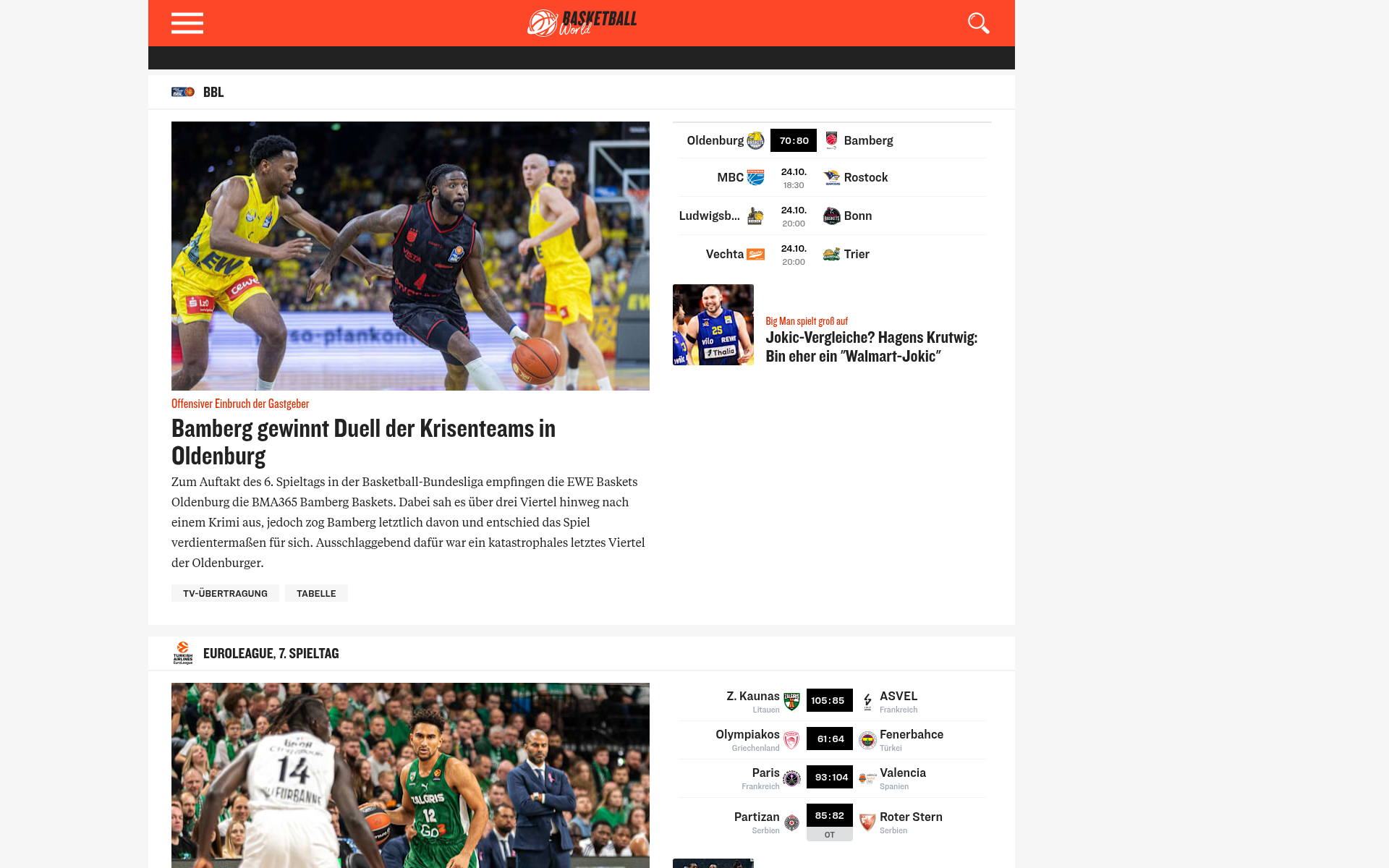 Screenshot of basketball-world.news