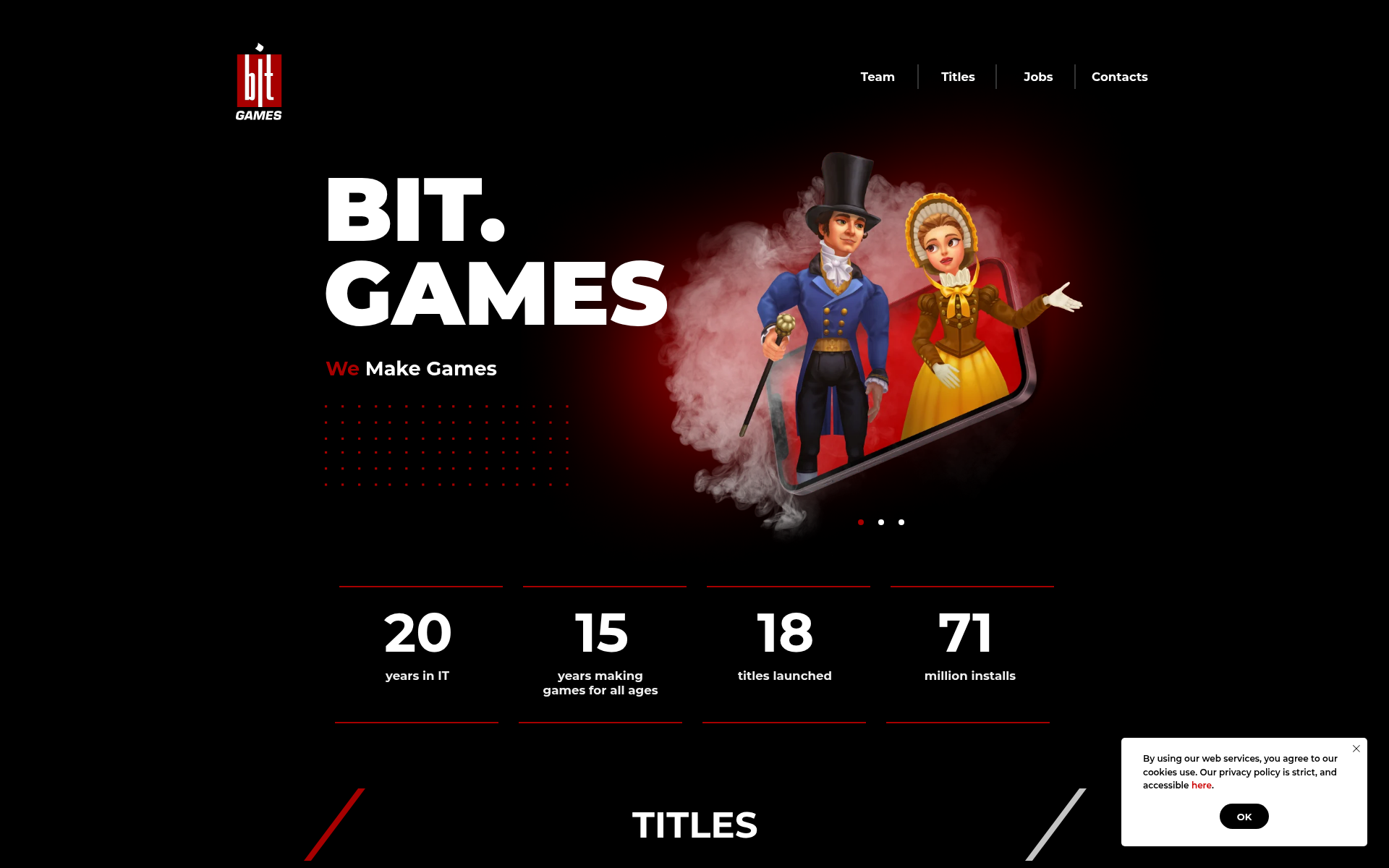 Screenshot of bit.games