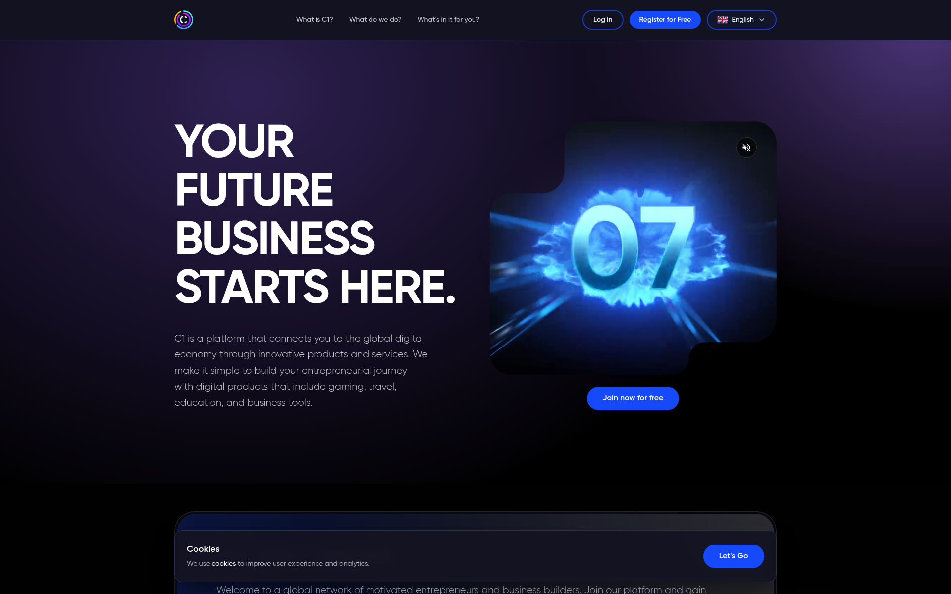 Screenshot of c1.global