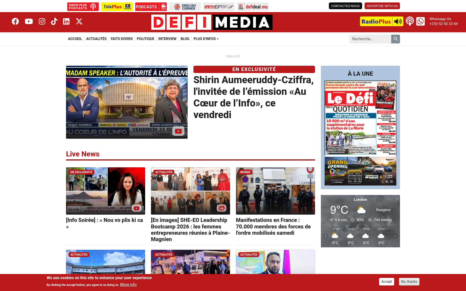 Screenshot of defimedia.info