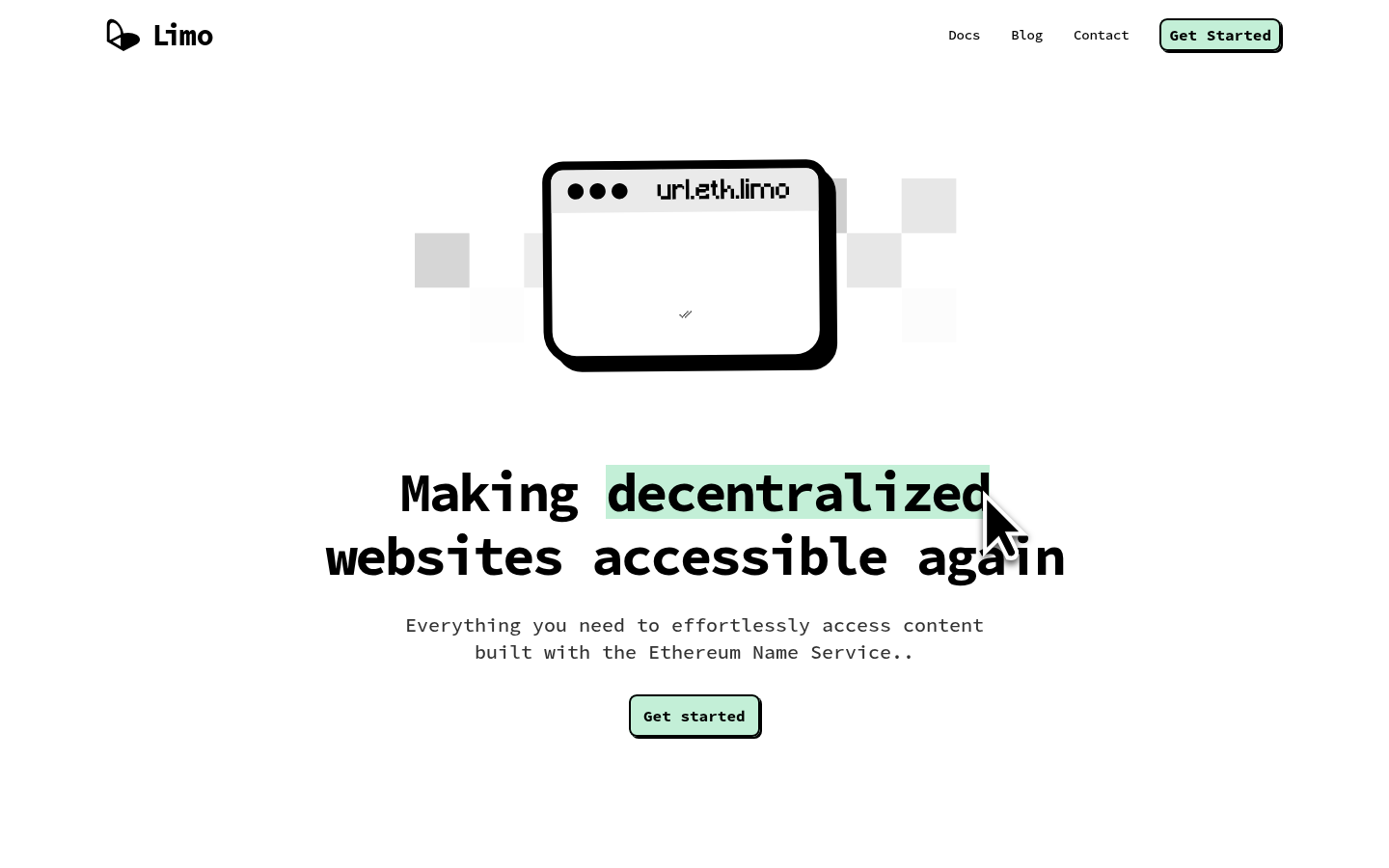 Screenshot of eth.limo