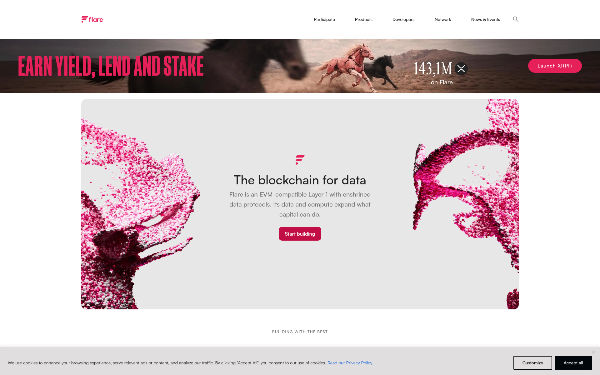 Screenshot of flare.network