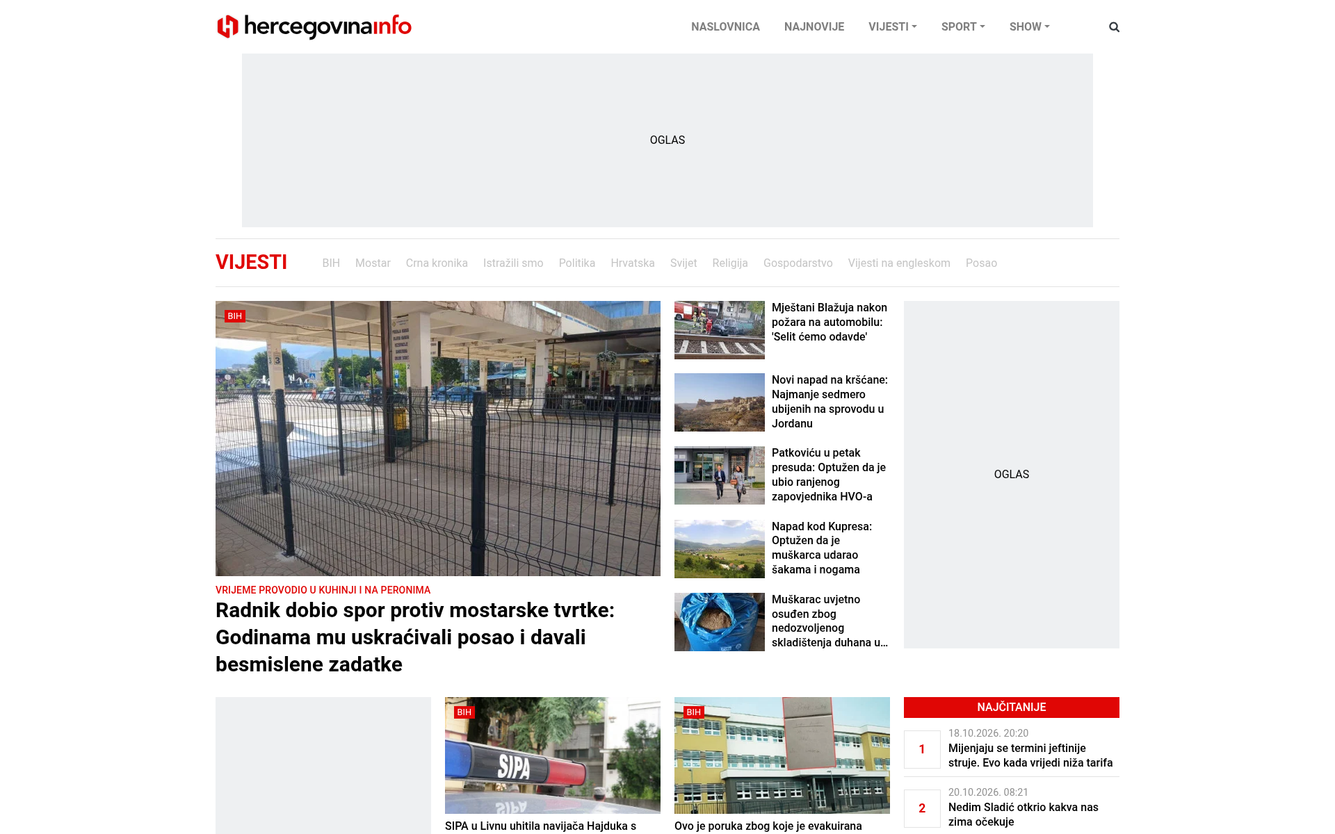 Screenshot of hercegovina.info