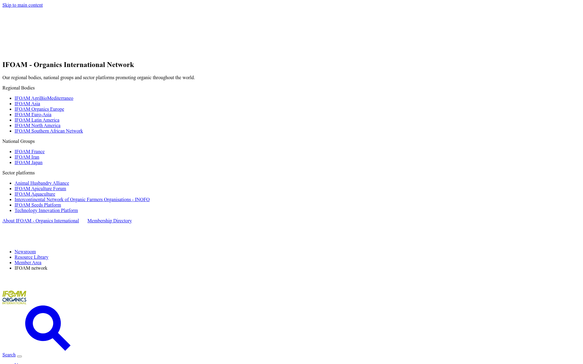 Screenshot of ifoam.bio