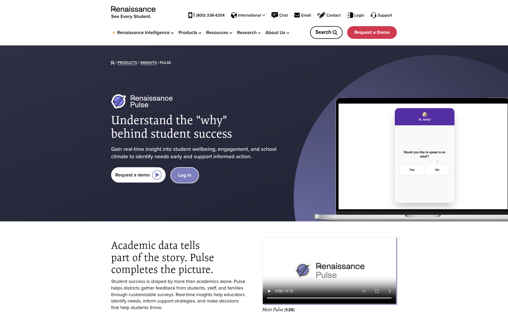 Screenshot of kelvin.education