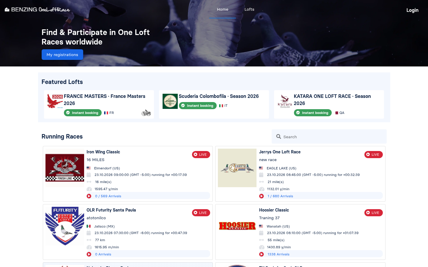 Screenshot of oneloftrace.live