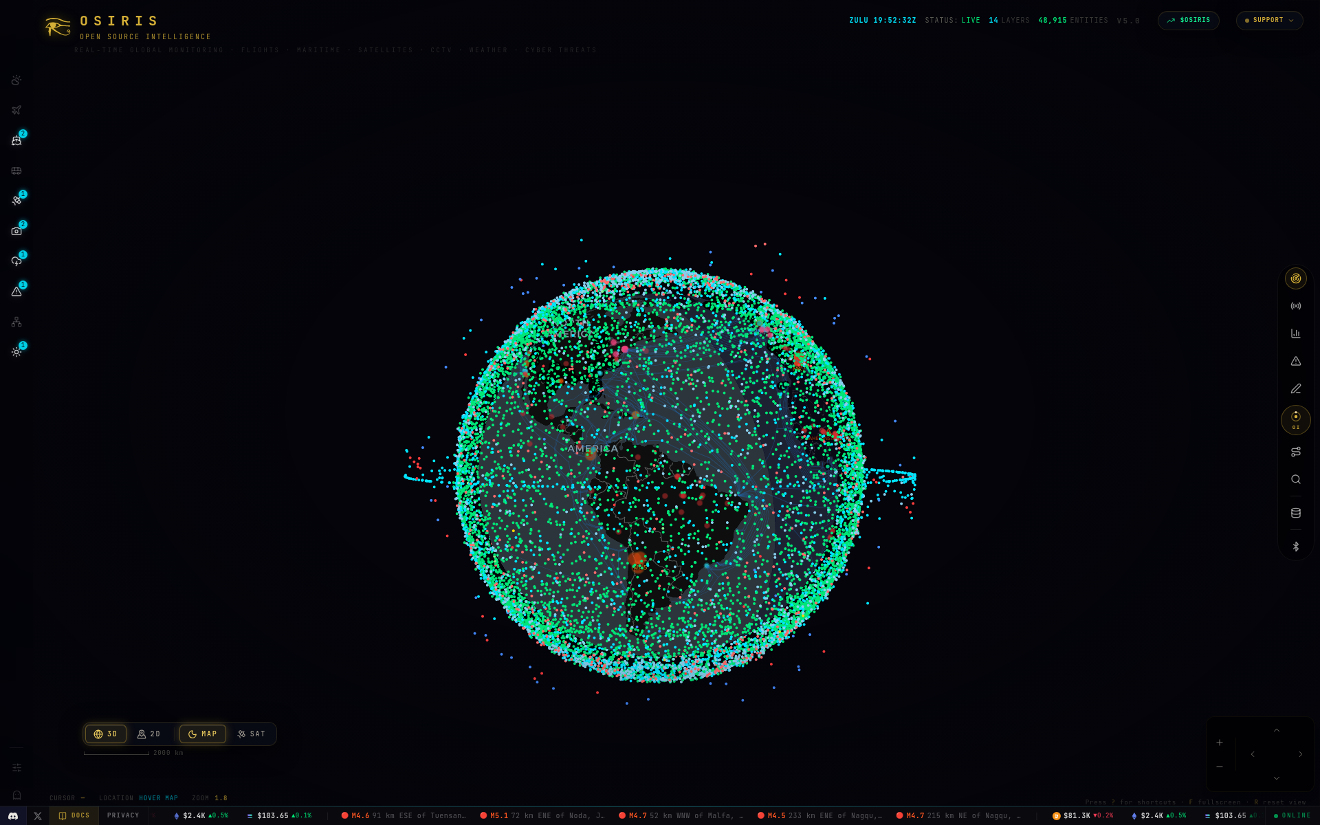 Screenshot of osirisai.live