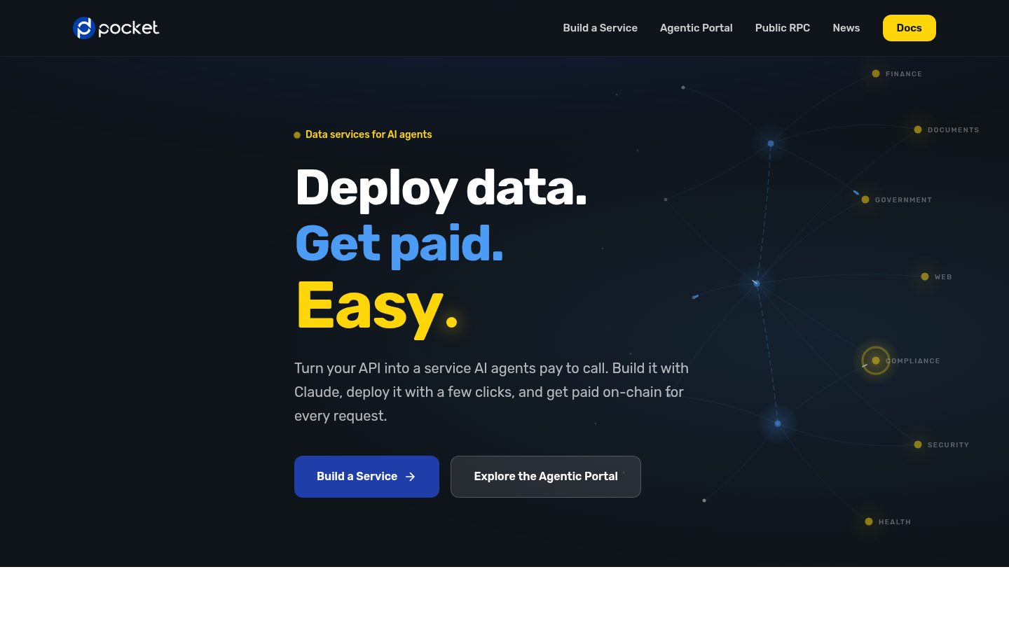 Screenshot of pocket.network