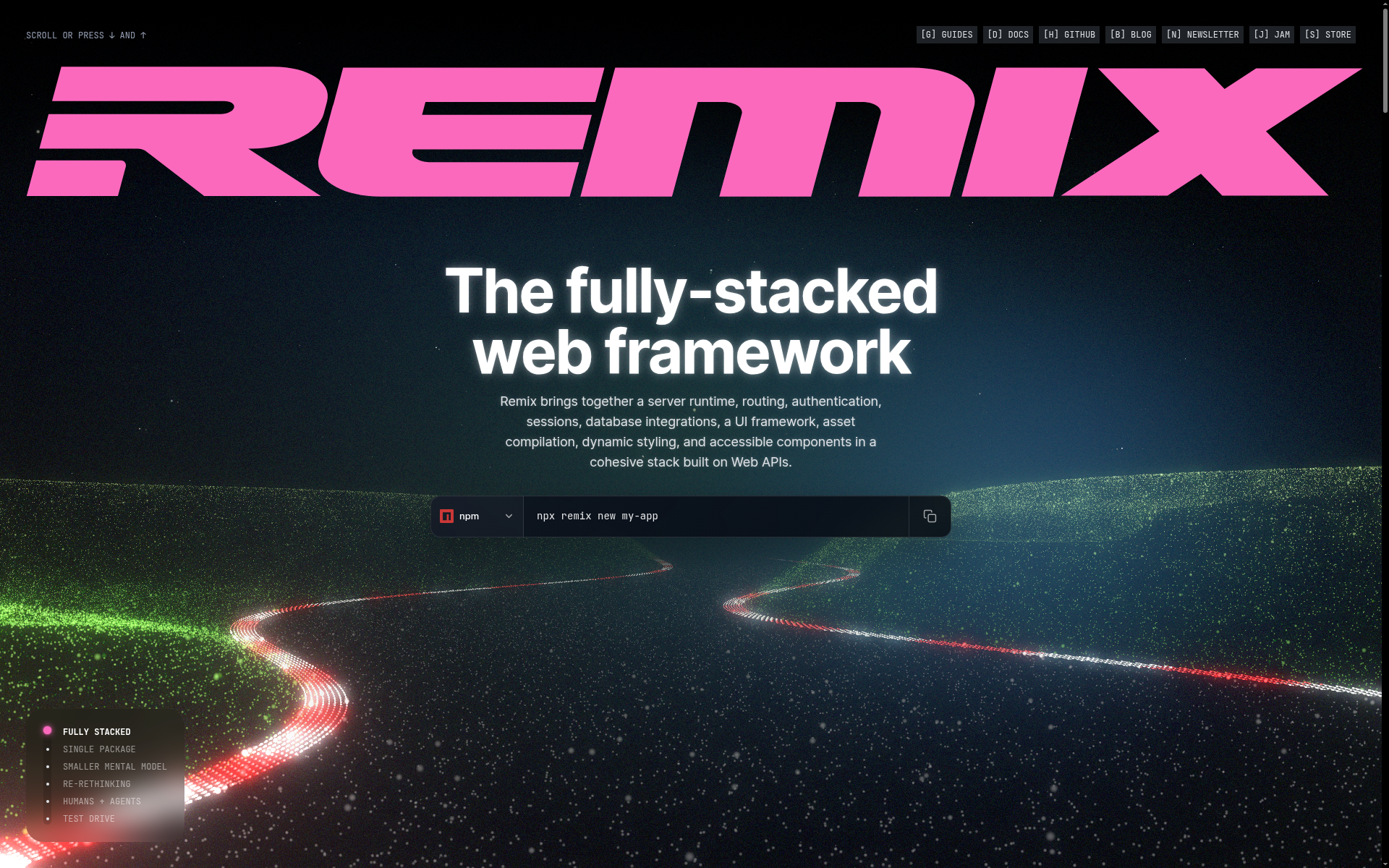 Screenshot of remix.run