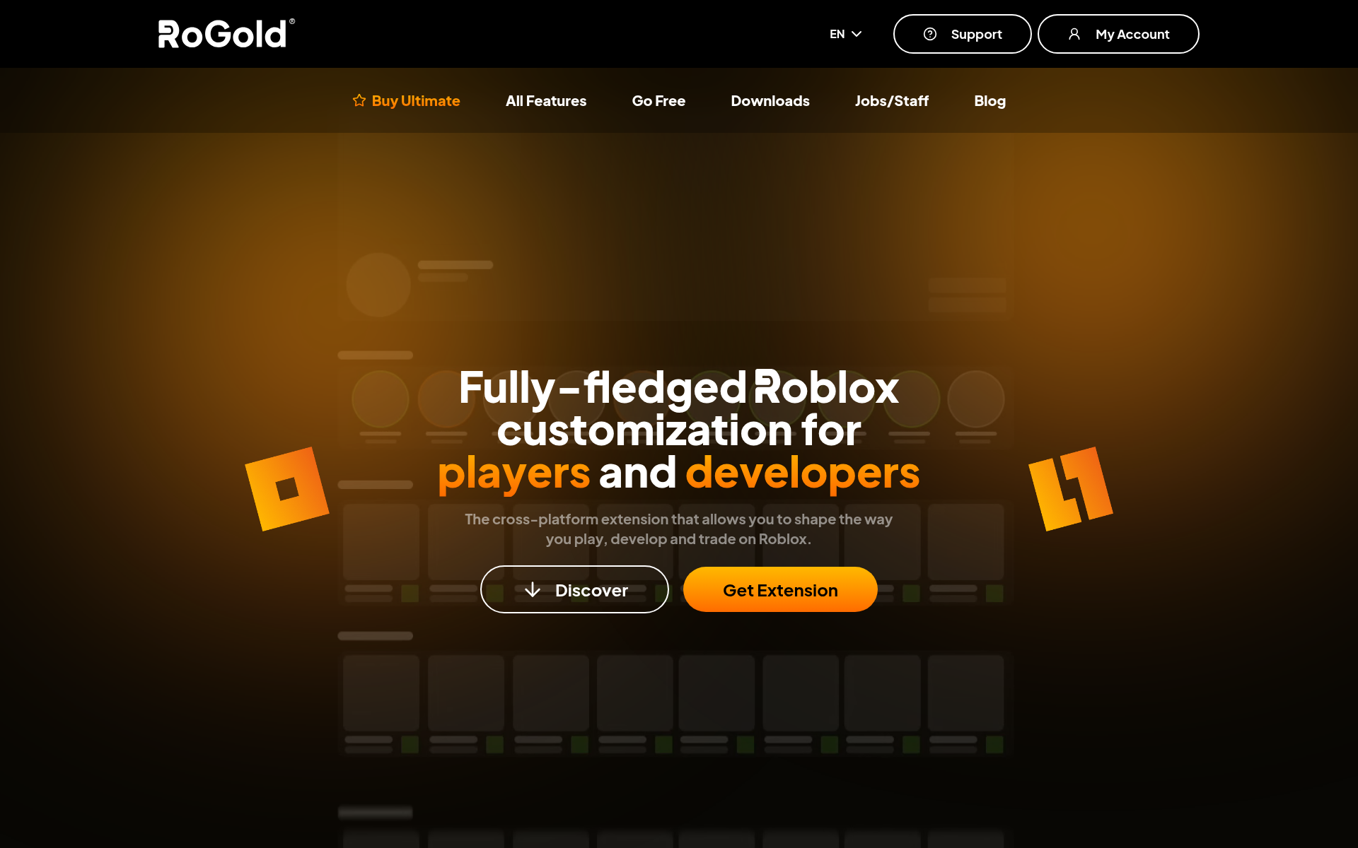 Screenshot of rogold.live