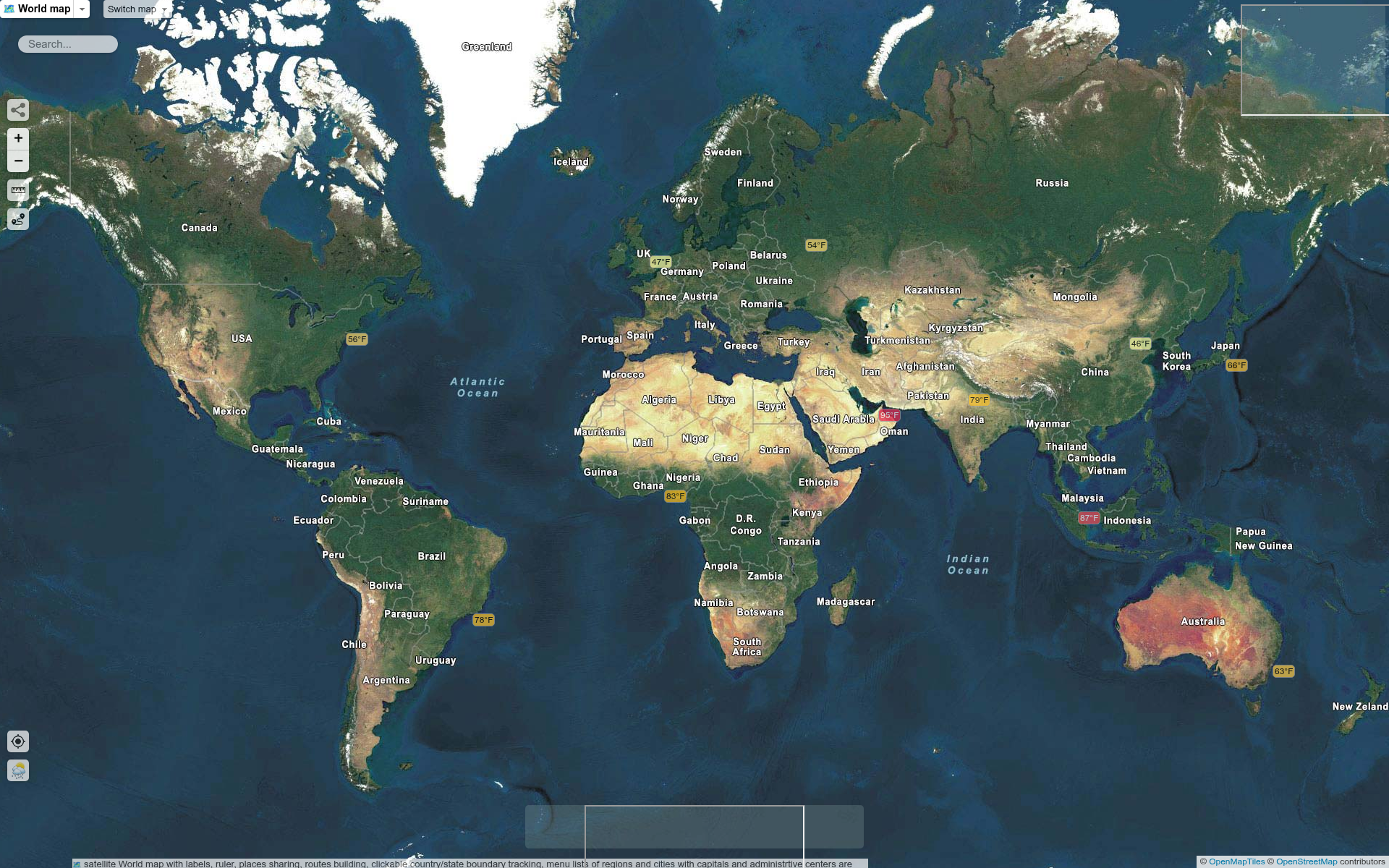 Screenshot of satellites.pro