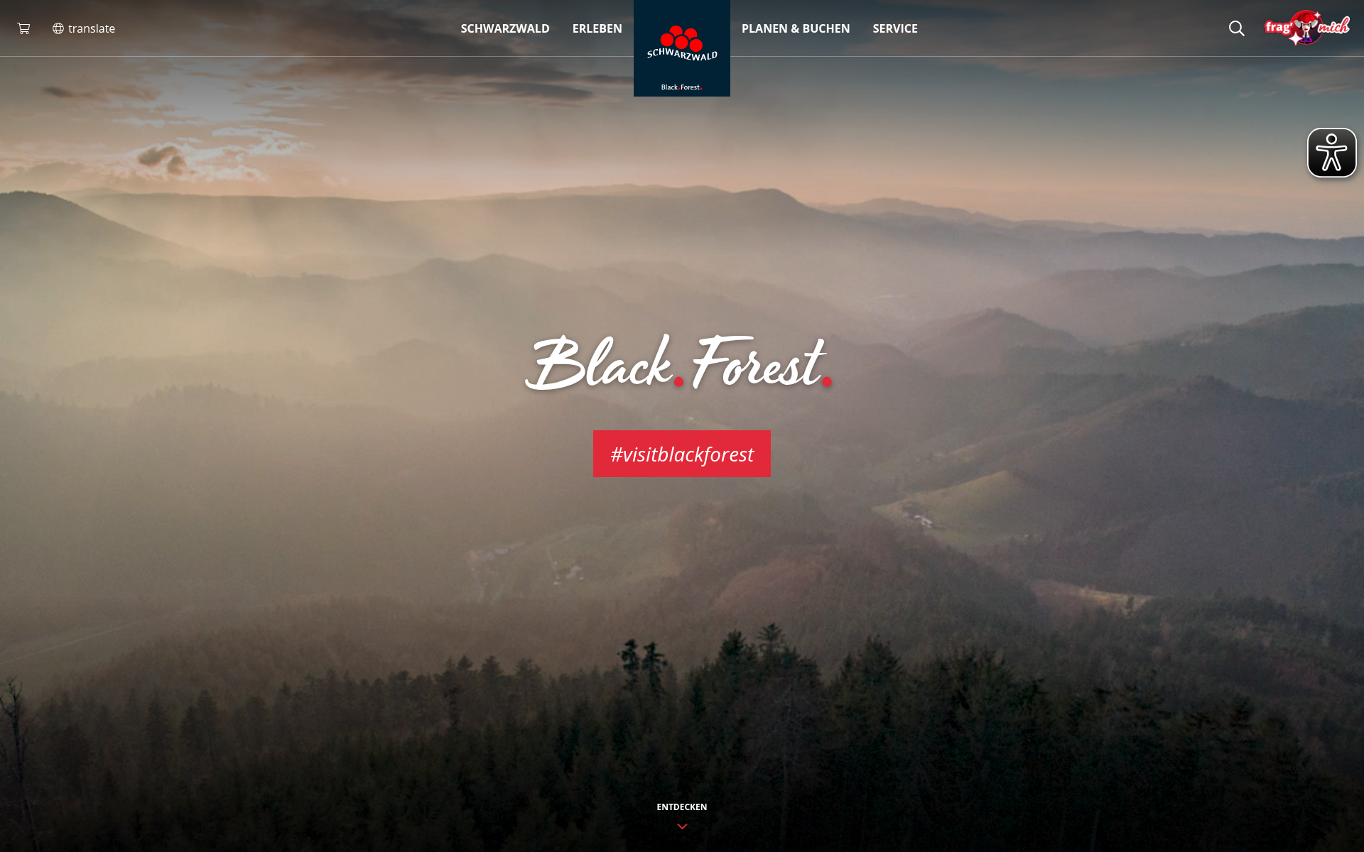 Screenshot of schwarzwald-tourismus.info