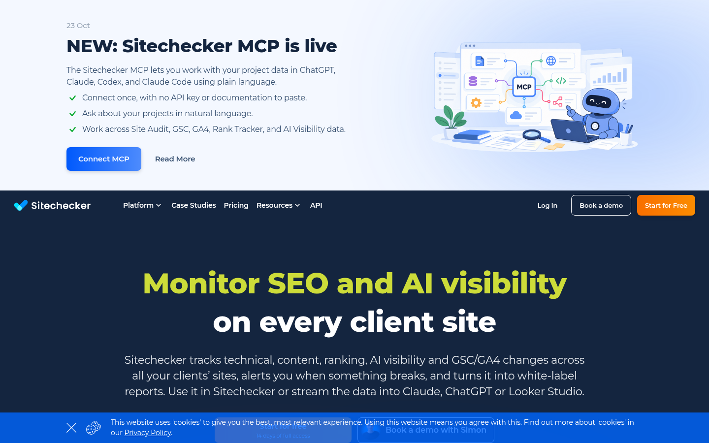 Screenshot of sitechecker.pro