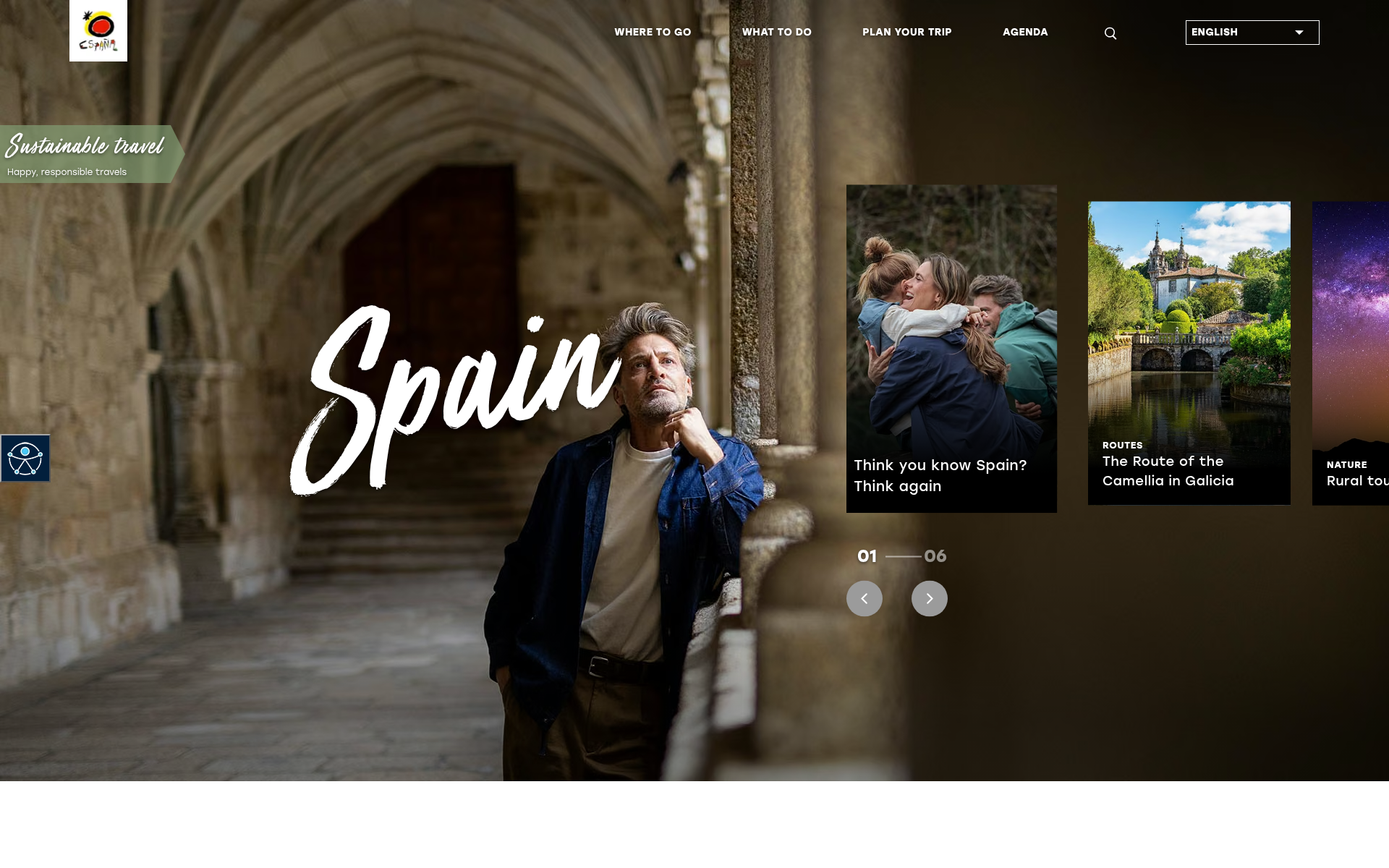 Screenshot of spain.info