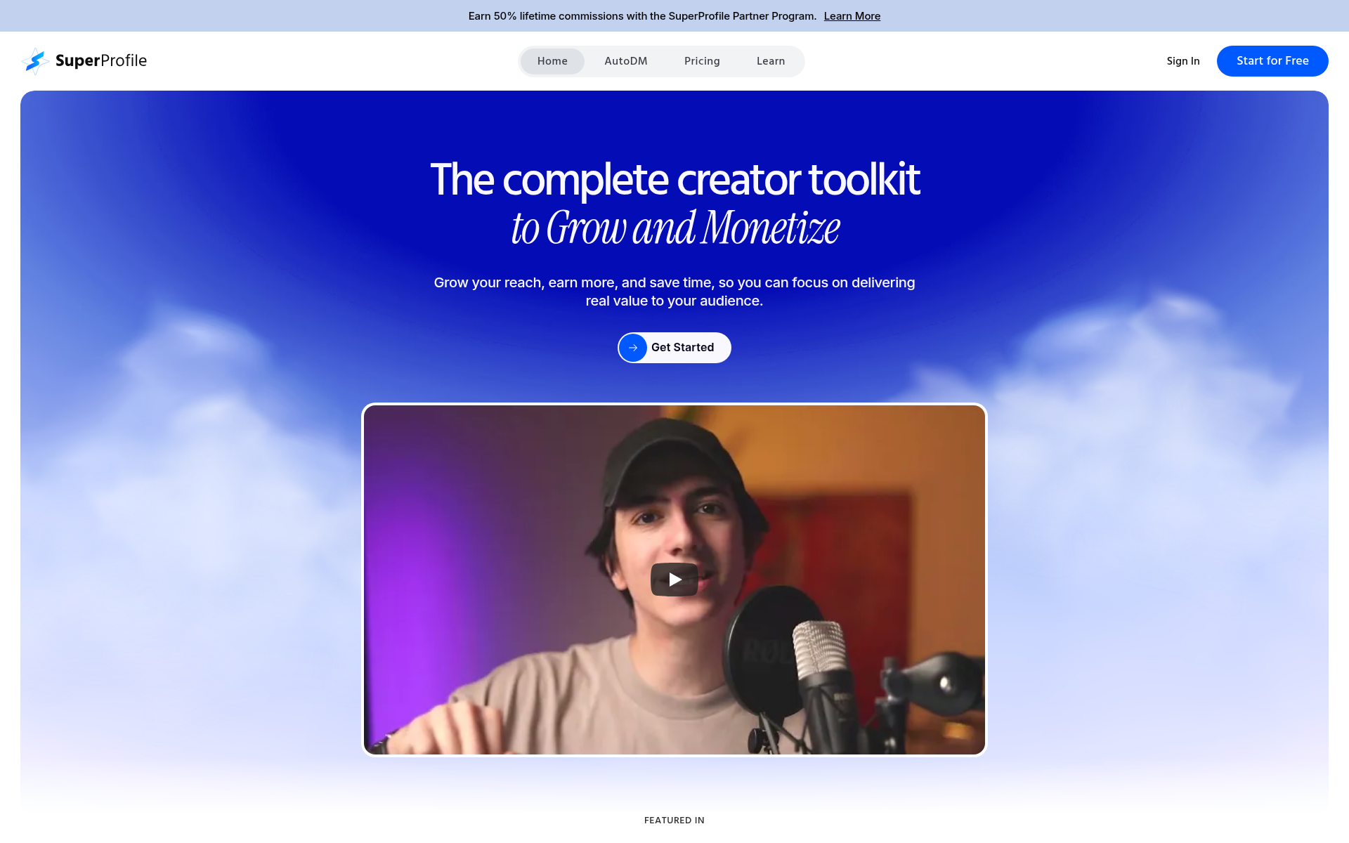 Screenshot of superprofile.bio