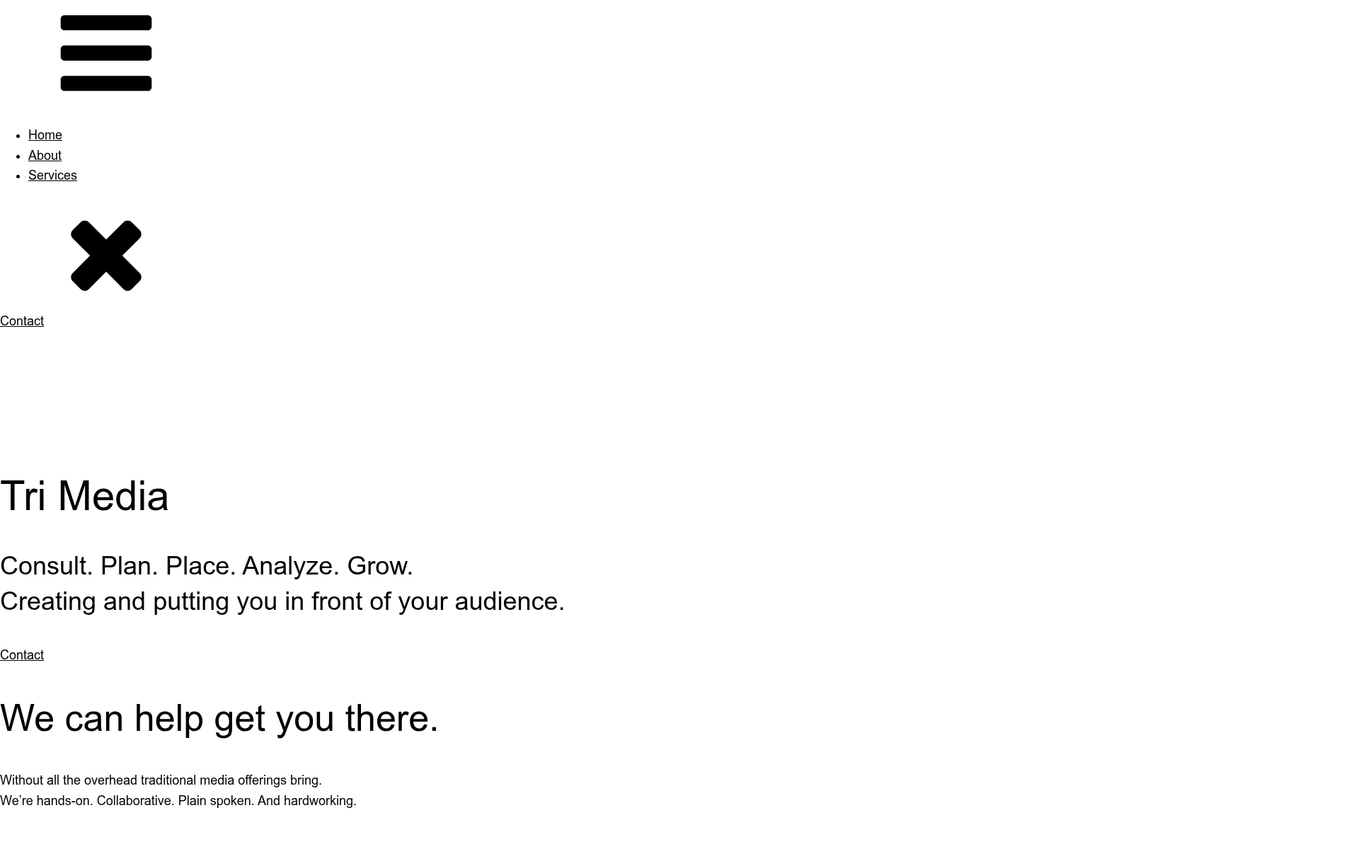 Screenshot of tri.media