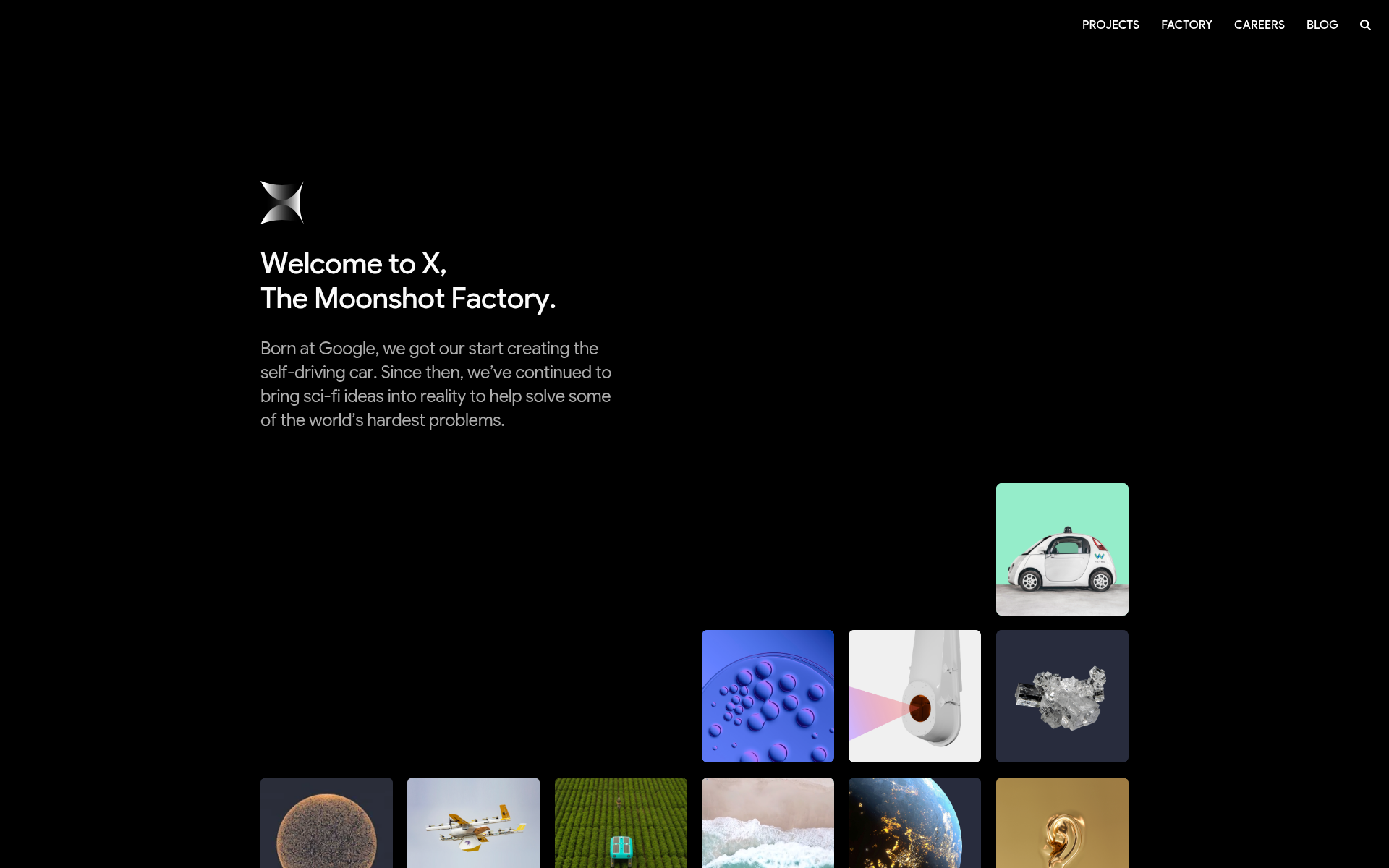 Screenshot of x.company