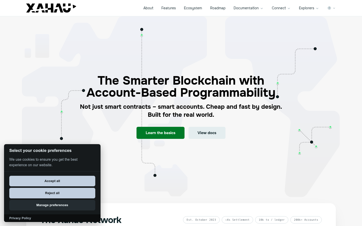 Screenshot of xahau.network